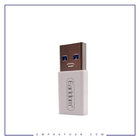 مبدل Type-C به USB ارلدام Earldam Type-C To USB OTG ET-TC07