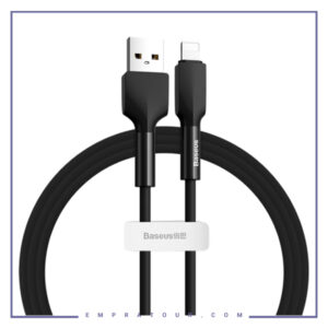 کابل لایتنینگ بیسوس 1 متر Baseus Silica gel CALGJ-01 cable