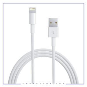 کابل تبدیل USB به لایتنینگ اورجینال اپل (روکارتنی) 1متر Lightning to USB Apple