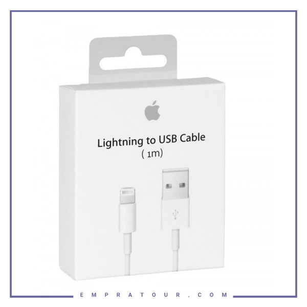 کابل تبدیل USB به لایتنینگ اورجینال چین Lightning to USB Apple A1480