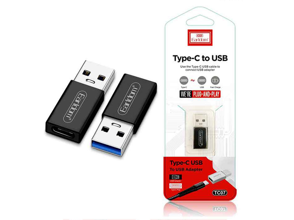 مبدل Type-C به USB ارلدام  ET-TC07