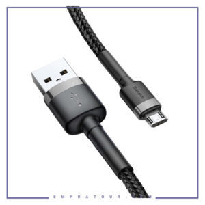 کابل شارژ و انتقال داده میکرو یو اس بی بیسوس Baseus Cafule CAMKLF-H91 Micro USB Cable 3m