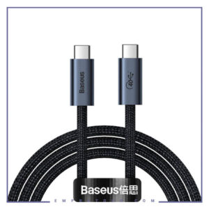کابل Type C به Type C فست شارژ بیسوس 1 متر Baseus Flash Series USB4.0 CASS010014
