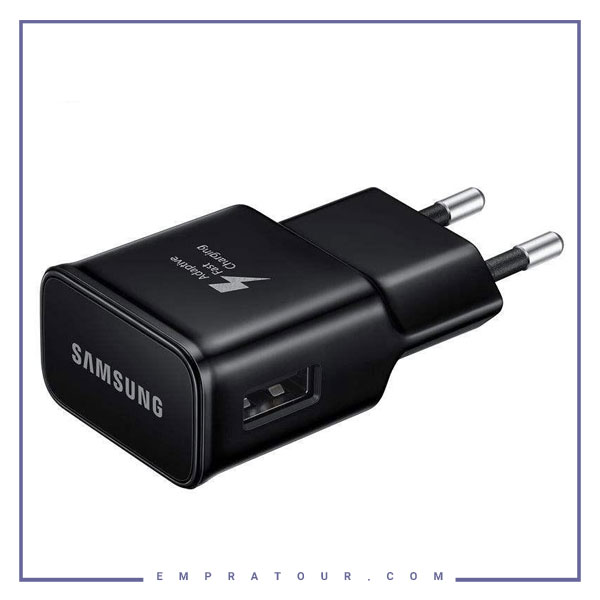 شارژر دیواری اورجینال سریع سامسونگ روکارتنی Samsung Fast Charging Adapter EP-TA200