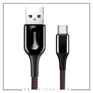 کابل Type-C بیسوس 1 متر Baseus X-Shaped Light Cable CATXD-A01
