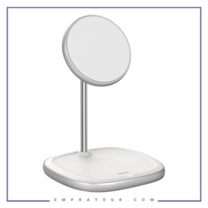 هولدر و شارژر وایرلس بیسوس Baseus Swan Magnetic Wireless WXSW-01
