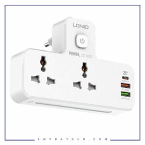 چند راهی برق و شارژر الدینیو LDNIO SC2311 QC3.0 PD3.0 Power Strip