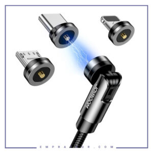 کابل مگنتی سه سر 1.2 متر جویروم Joyroom magnetic charging cable S-1224X2