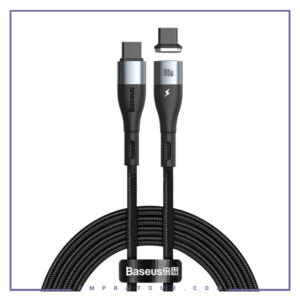 کابل مگنتی تایپ سی به تایپ سی 1.5 متر بیسوس Baseus Zinc Magnetic 100W CATXC-Q01