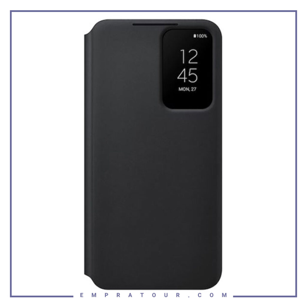 کیف کلاسوری شرکتی سامسونگ مدل SMART CLEAR VIEW COVER EF-ZS901 S22