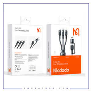 کابل فست شارژ چندکاره مک دودو  Mcdodo Fast Charging Cable CA-8800 2 In 3