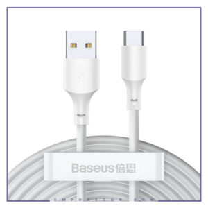 پک 2 تایی کابل Type C بیسوس 1.5متر Baseus Simple Wisdom Data Cable Kit TZCATZJ-02
