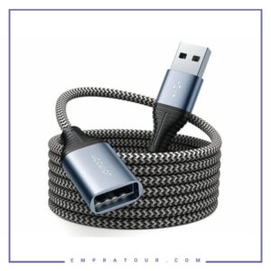 کابل افزایش طول یو اس بی جویروم Joyroom USB2.0 extension cable 2m gray S-2030N13