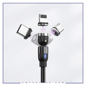 کابل شارژ  مغناطیسی RECCI Magnetic Rotating Data Cable Type-C RTC-N28C