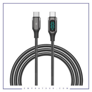 کابل شارژ TYPE-C رسی 1متر RECCI GHOST PD LED DATA CABLE RTC-P10CC