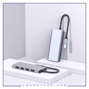 هاب 5 پورت رسی RECCI 5 in 1 HUB RH06