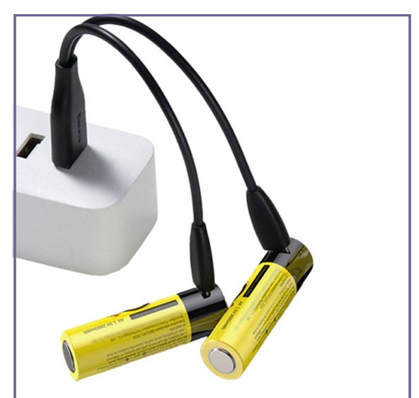باتری قلمی قابل شارژ باسئوس پک 2 تایی PCWH000211