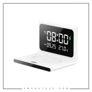 ساعت و شارژر وایرلس رسی Recci Wireless Charger Calendar RLS-L12