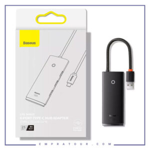 هاب 4 پورت بیسوس Baseus Hub Lite Series 4-Port USB-A HUB Adapter 4X USB 3.0 WKQX030001