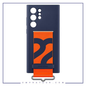 کیف اصلی سامسونگ SILICONE COVER WITH STRAP EF-GS908TNEGWW S22 ULTRA