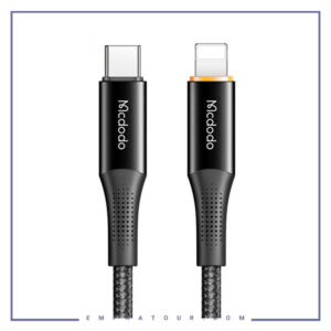 کابل شارژ سریع تایپ‌سی به لایتنینگ 1.8 متری مک‌دودو Mcdodo PD20W Smart Indicator Light Fast Charging Data Cable CA-9962