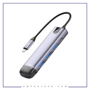 هاب شارژر تایپ سی 5 پورت مک دودو Mcdodo HU-7750 5in1 USB-C HUB