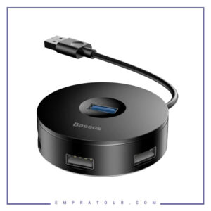 هاب USB بیسوس Baseus Round Box Hub USB Adapter CAHUB-F01