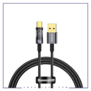 کابل  تایپ سی هوشمند بیسوس 2 متر Baseus TYPE-C CATS000301 Explorer