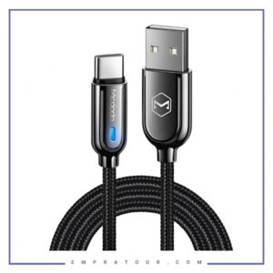 کابل شارژ سریع تایپ‌سی 1 متری مک‌دودو Mcdodo Quick Charge Auto Power-Off Data Cable CA-6190