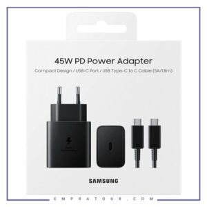 شارژر دیواری سامسونگ به همراه کابل  Samsung EP-T4510 super fast Charger 45W