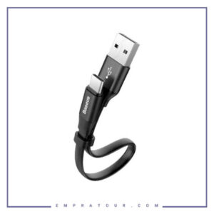 کابل شارژ و انتقال داده تایپ سی کوتاه بیسوس Baseus Nimble Portable Type-C Cable 23cm CATMBJ-01