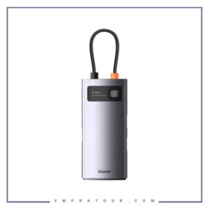 هاب 4 پورت بیسوس  Baseus STARJOY Metal Gleam Series 4-in-1 Multifunctional Type-C HUB Docking Station WKWG070113