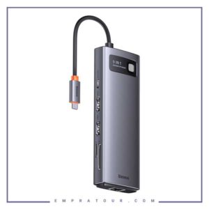 هاب 9 پورت بیسوس Baseus STARJOY Metal Gleam Series 9 in 1 Multifunctional Type-C HUB  WKWG060013