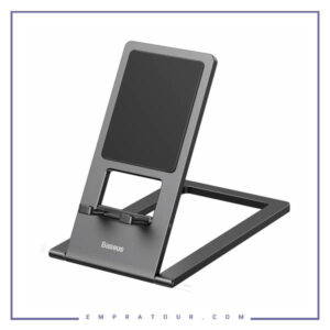 هولدر و پایه نگهدارنده رومیزی بیسوس Baseus Foldable Metal Desktop Holder LUKP000013