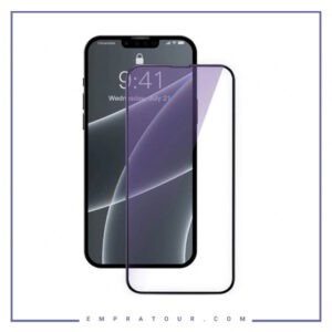 پک دوتایی محافظ صفحه نمایش شیشه‌ای بیسوس Baseus Anti-Bluelight Tempered glass for iPhone 13 PRO MAX INCH SGQP010501