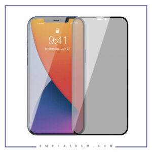 پک 2 تایی محافظ تمام صفحه بیسوس آیفون Baseuse Curved Screen Anti-peeping For iPhone 12/12 Pro SGAPIPH61P-ATG01