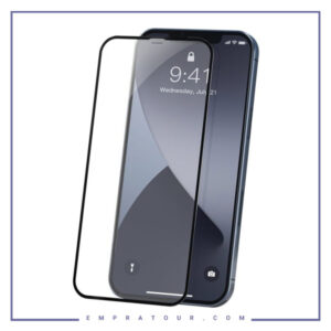 پک 2 تایی محافظ تمام صفحه بیسوس آیفون Baseuse Curved Screen Tempered Glass For Iphone 12/12 PRO SGAPIPH61P-PE01