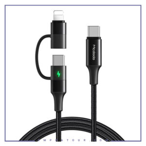 کابل دو سر سریع مک دودو Mcdodo CA-7120 2 in 1 Cable 1.2m
