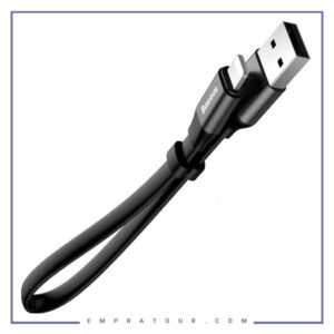 کابل شارژ و انتقال داده لایتنینگ بیسوس Baseus Nimble Portable lightning Cable 23cm CATMBJ-01