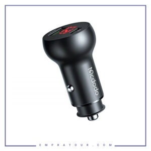 شارژر فندکی خودرو فست‌شارژ مک دودو MCDODO CC-7030 45W USB + Type-C Dual Ports Car Charger