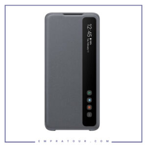 کیف کلاسوری شرکتی سامسونگ مدل SMART CLEAR VIEW COVER EF-ZG988 S20 ULTRA