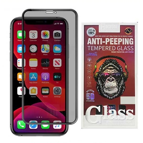 گلس شیشه ای تمام چسب حریم شخصی iPhone 14 Pro