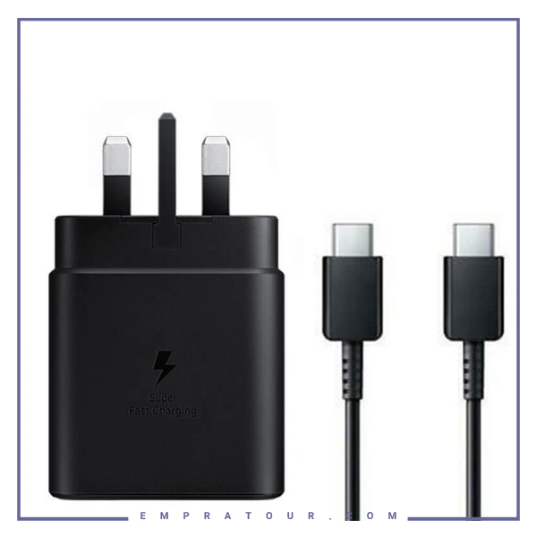 آداپتور سوپر فست شارژر سامسونگ اورجینال ۴۵ EP-TA845