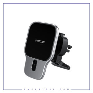 هولدر و شارژر بی سیم موبایل مگنتی داخل خودرو رسی Recci CAR HOLDER RHO-C15