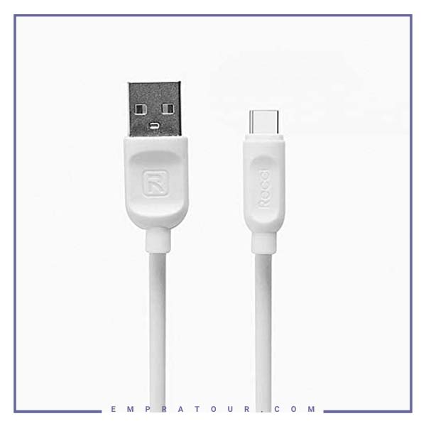 کابل شارژ و انتقال داده تایپ سی 1 متر رسی RCT-P100 Type-C