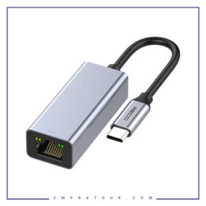 تبدیل RJ-45 به تایپ سی رسی RECCI RJ45 Hub 100Mbps RH10