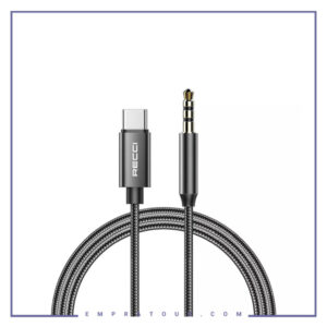 کابل انتقال صدای تایپ سی به آی یو ایکس یک متری رسی Recci RH03 Type C to 3.5mm Aux Audio Cable