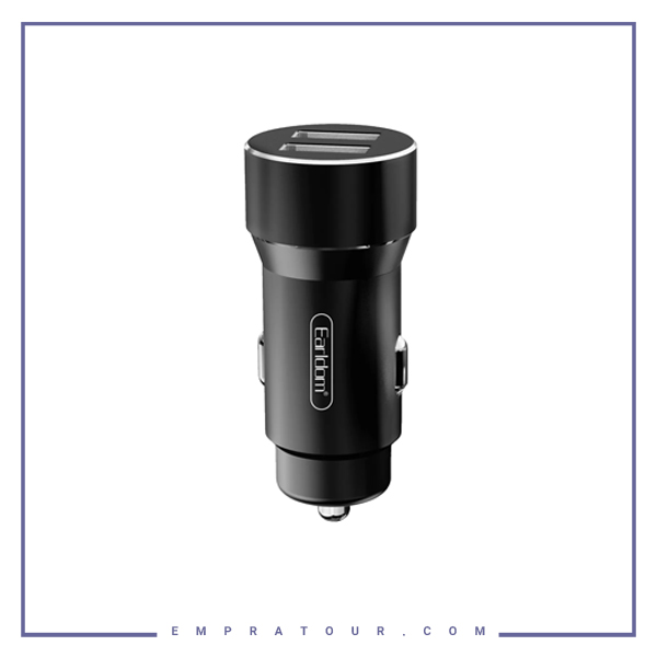 شارژر فندکی ارلدام به همراه کابل میکرو 7 Dual USB Car Charger ES-CC4