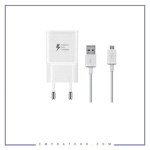 پک شارژر اورجینال فست شارژ سامسونگ به همراه کابل Samsung EP-TA20EWE