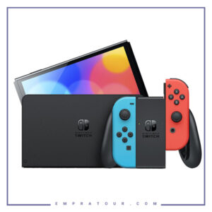 کنسول بازی نینتندو  Nintendo Switch OLED Neon Blue and Neon Red Joy-Con